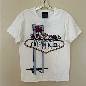 Calvin Klein White Graphic T-Shirt